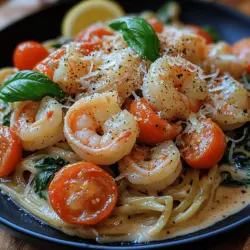 Creamy Tuscan Shrimp Linguine: A Culinary Delight