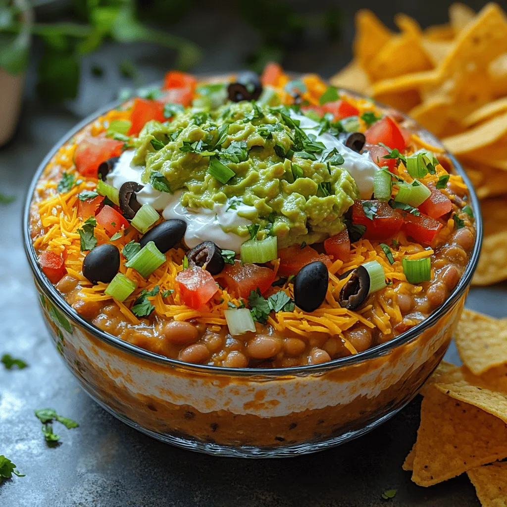 To create a truly delightful layered taco bean dip, it’s important to understand the role each ingredient plays in the final dish. Here’s a closer look at the key components that come together to create this flavor-packed appetizer: