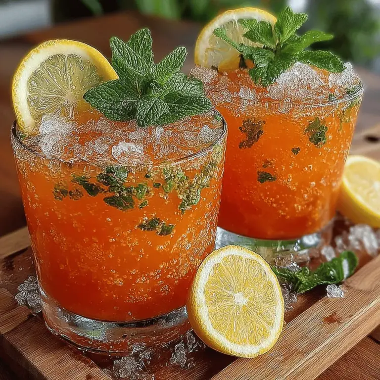 As the summer sun blazes down, the quest for the ultimate refreshment begins. Among the myriad of drinks that promise to quench your thirst, the Peach Iced Tea Slush stands out as a delightful choice. This invigorating beverage is a harmonious blend of sweet, juicy peaches and robust tea, creating a slushy drink that’s both cooling and flavorful. Perfect for hot summer days, this slush is not only a feast for the palate but also a visual delight, boasting vibrant hues of orange and yellow that evoke the essence of summer.