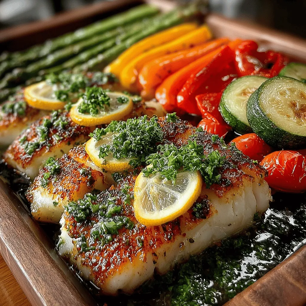 Discover the vibrant flavors of Lemon Zest Herb Tilapia & Veggie Medley, a dish that perfectly balances healthy eating with exquisite taste. This delightful recipe combines tender tilapia fillets with a colorful array of vegetables, all brought together by a zesty herb marinade. It is an ideal choice for a quick weeknight dinner or an elegant weekend meal, showcasing the ease of preparation without compromising on flavor. Packed with nutrients and bursting with freshness, Lemon Zest Herb Tilapia & Veggie Medley is not only a feast for the eyes but also a treat for the palate.