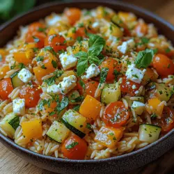 As the temperature rises and the days grow longer, nothing quite captures the essence of summer like a vibrant, refreshing dish that celebrates the season's bounty. Enter the Summer Veggie Orzo with Feta and Fresh Herbs—a delightful medley of flavors and textures that is perfect for those sultry afternoons. This dish not only showcases the best of summer's harvest but also offers a light yet satisfying meal that can be enjoyed in various settings. Whether you’re hosting a family gathering, packing a picnic, or bringing a dish to a potluck, this recipe stands out for its vibrant colors and fresh taste.