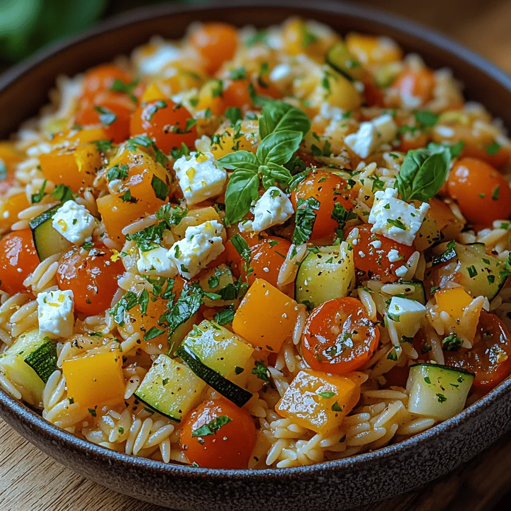 As the temperature rises and the days grow longer, nothing quite captures the essence of summer like a vibrant, refreshing dish that celebrates the season's bounty. Enter the Summer Veggie Orzo with Feta and Fresh Herbs—a delightful medley of flavors and textures that is perfect for those sultry afternoons. This dish not only showcases the best of summer's harvest but also offers a light yet satisfying meal that can be enjoyed in various settings. Whether you’re hosting a family gathering, packing a picnic, or bringing a dish to a potluck, this recipe stands out for its vibrant colors and fresh taste.