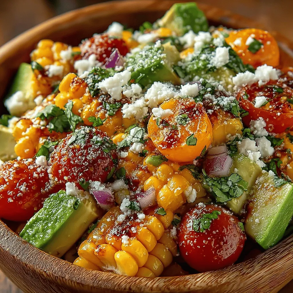 As the days grow longer and the sun shines brighter, there's nothing quite like a refreshing salad to celebrate the flavors of summer. The Sunny Bliss Sweet Corn & Avocado Salad is a vibrant dish that embodies the essence of the season, making it perfect for outdoor gatherings, barbecues, or as a light meal any day of the week. This salad is not only visually appealing with its bright colors but also packed with nutrients, combining the sweetness of fresh corn, the creaminess of avocado, and the juiciness of ripe tomatoes.
