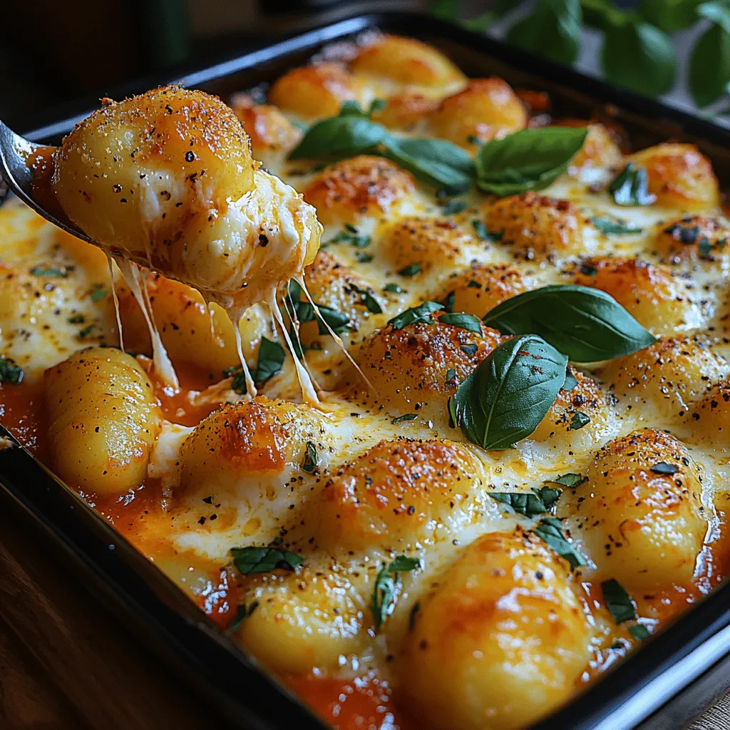 At the heart of this recipe lies gnocchi, a delightful Italian pasta that has captured the hearts of food lovers around the world. Traditionally made from potatoes, flour, and eggs, gnocchi has humble origins in Italian cuisine, dating back centuries. It is often associated with comfort and home-cooked meals, making it a perfect candidate for our cheesy baked dish.