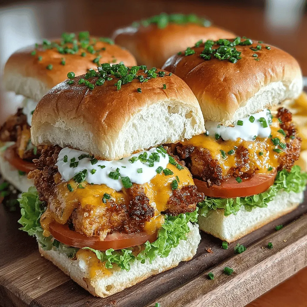 When it comes to comfort food, few things can match the joy of biting into a crispy chicken slider. The Crispy Cheddar Ranch Chicken Sliders are not just a meal; they are a celebration of flavors that are perfect for gatherings, game days, or casual family dinners. Featuring juicy chicken thighs coated in a golden, crunchy breading and topped with rich cheddar cheese and zesty ranch, these sliders offer a delightful combination of textures and tastes that will leave your guests coming back for more.