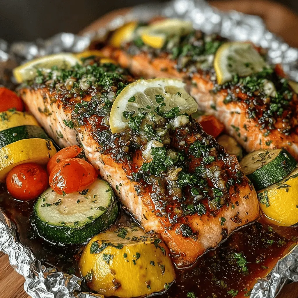 Garlic Butter Salmon Foil Packs are a culinary delight that combines the rich flavors of salmon with the aromatic essence of garlic and the freshness of vegetables. This easy-to-make recipe not only ensures a satisfying meal but also brings convenience to your kitchen. By utilizing foil packs, you can achieve a hassle-free cooking experience that guarantees both the fish and vegetables retain their moisture and flavor. The result is a dish that is not only delicious but also visually appealing, making it a perfect choice for busy weeknights or special gatherings.