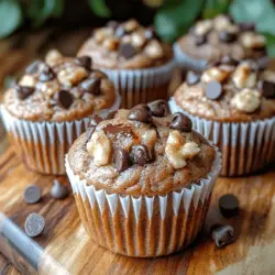 Heavenly Sweet Chocolate Banana Muffins
