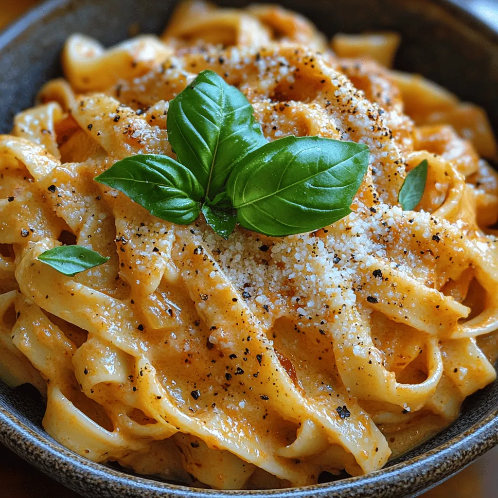Creamy Roasted Red Pepper Pasta is more than just a meal; it’s an experience that combines the rich, smoky flavors of roasted red peppers with a luscious, creamy sauce. This dish stands out not only for its vibrant color but also for its ability to bridge the gap between comfort food and gourmet dining. Whether you are hosting a dinner party or seeking a cozy weeknight meal, this pasta recipe offers a delightful way to impress your guests or satisfy your craving for something savory and satisfying.