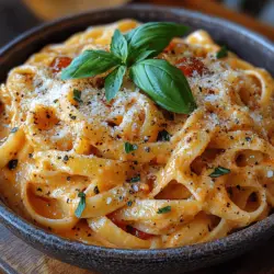 Creamy Roasted Red Pepper Pasta is more than just a meal; it’s an experience that combines the rich, smoky flavors of roasted red peppers with a luscious, creamy sauce. This dish stands out not only for its vibrant color but also for its ability to bridge the gap between comfort food and gourmet dining. Whether you are hosting a dinner party or seeking a cozy weeknight meal, this pasta recipe offers a delightful way to impress your guests or satisfy your craving for something savory and satisfying.