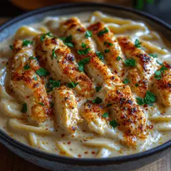 Spicy Louisiana Delight: Creamy Cajun Chicken Alfredo