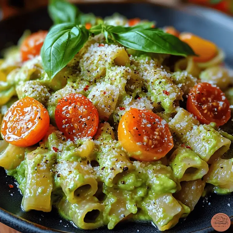 In a culinary landscape that increasingly embraces plant-based dishes, our Silky Avocado Lemon Pasta stands out as a vibrant and nutritious option. This recipe marries the creamy texture of ripe avocados with the zesty brightness of fresh lemon, creating a sauce that not only tantalizes the taste buds but also offers a healthy alternative to traditional pasta sauces. Its simplicity and elegance make it an ideal choice for both busy weeknight dinners and sophisticated gatherings alike.