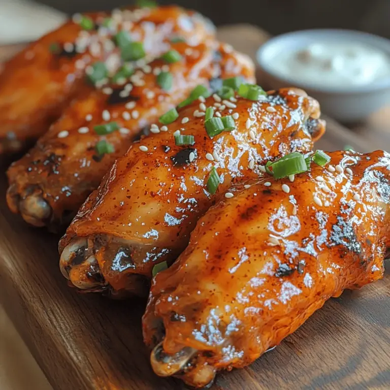 Creating the perfect marinade is crucial for infusing your Spicy Honey Garlic Wings with rich flavors. This marinade not only enhances the wings but also serves as a base for the basting sauce. Here’s how to make it: