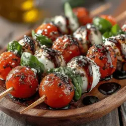 When it comes to Italian cuisine, few dishes are as iconic and universally loved as the Caprese salad. Traditionally composed of fresh mozzarella, ripe tomatoes, and fragrant basil, this vibrant dish celebrates the simplicity and quality of its ingredients. Caprese skewers take this classic combination and elevate it to a new level, making it an ideal appetizer or snack for any occasion. These delightful bites not only embody the essence of Italian flavors but also serve as a testament to the importance of using fresh, high-quality ingredients.