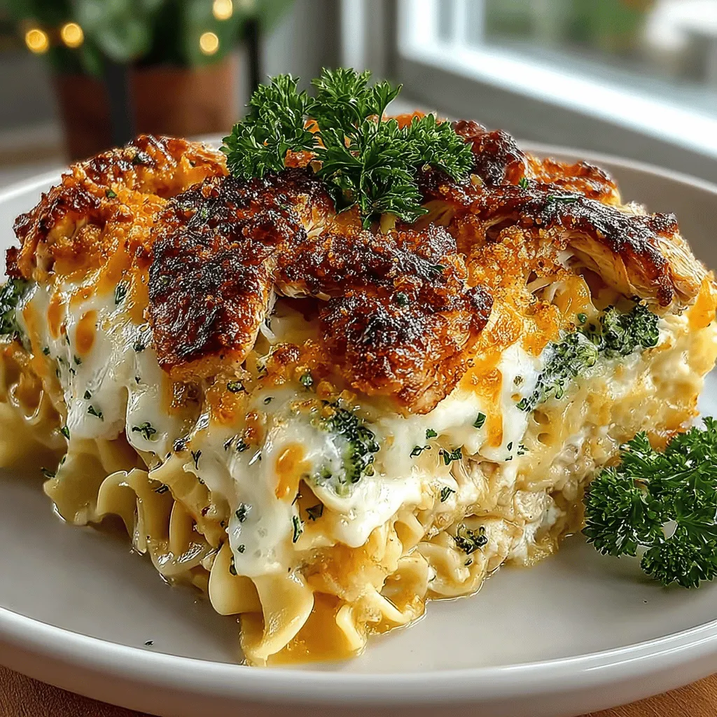 If you're in search of a dish that encapsulates warmth, flavor, and convenience, look no further than the Golden Parmesan Herb Chicken Noodle Casserole. This delightful casserole is not just a meal; it's a comforting embrace on a plate that promises to satisfy both the palate and the soul. With its creamy texture, rich flavors, and a topping of golden, melted cheese, it's a dish that has swiftly become a favorite for families and gatherings alike.