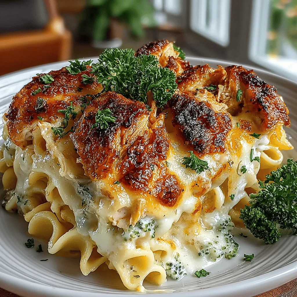 If you're in search of a dish that encapsulates warmth, flavor, and convenience, look no further than the Golden Parmesan Herb Chicken Noodle Casserole. This delightful casserole is not just a meal; it's a comforting embrace on a plate that promises to satisfy both the palate and the soul. With its creamy texture, rich flavors, and a topping of golden, melted cheese, it's a dish that has swiftly become a favorite for families and gatherings alike.