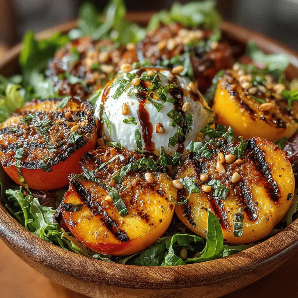 When summer rolls around, the allure of seasonal ingredients becomes undeniable, and few fruits capture the essence of the season quite like peaches. Their juicy sweetness and vibrant color make them a favorite among chefs and home cooks alike. One of the most delightful ways to savor peaches is through a Grilled Peach & Burrata Salad. This dish not only highlights the natural flavors of ripe peaches but also offers a unique combination of textures and tastes that make it an ideal choice for warm-weather dining.