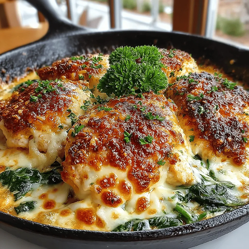 What makes creamy garlic chicken and spinach bake so appealing is its comforting nature. This dish is like a warm hug on a plate, perfect for cold evenings or when you simply need a pick-me-up. The creamy sauce envelops the chicken and spinach, creating a coziness that is both nostalgic and fulfilling. It’s the kind of meal that leaves you feeling satisfied, yet eager for the next bite.