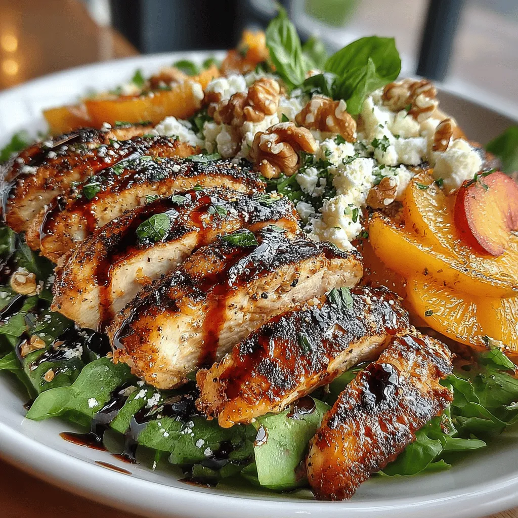 As the warm sun graces us with its presence and gardens burst with vibrant colors, summer becomes a season that invites us to relish fresh, light, and nutritious meals. Salads, in particular, shine during this time, offering a refreshing escape from heavier fare. Among the myriad of salad options, the Grilled Peach Chicken Salad stands out as a unique and flavorful delight that perfectly encapsulates the essence of summer. By combining the sweetness of grilled peaches with tender chicken, this dish not only tantalizes the taste buds but also embodies a harmonious balance of flavors and textures.