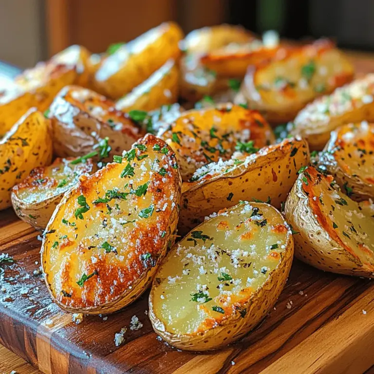 When it comes to comfort food, few dishes can rival the appeal of crispy potato wedges. With their golden-brown exterior and fluffy interior, these wedges offer a satisfying crunch that makes them a favorite among both children and adults. Whether served alongside a juicy burger, as a complement to a fresh salad, or enjoyed on their own as a savory snack, crispy potato wedges are a versatile addition to any meal. The magic of this particular recipe lies not only in the perfect texture but also in the rich flavor profile enhanced by garlic and a blend of aromatic herbs.