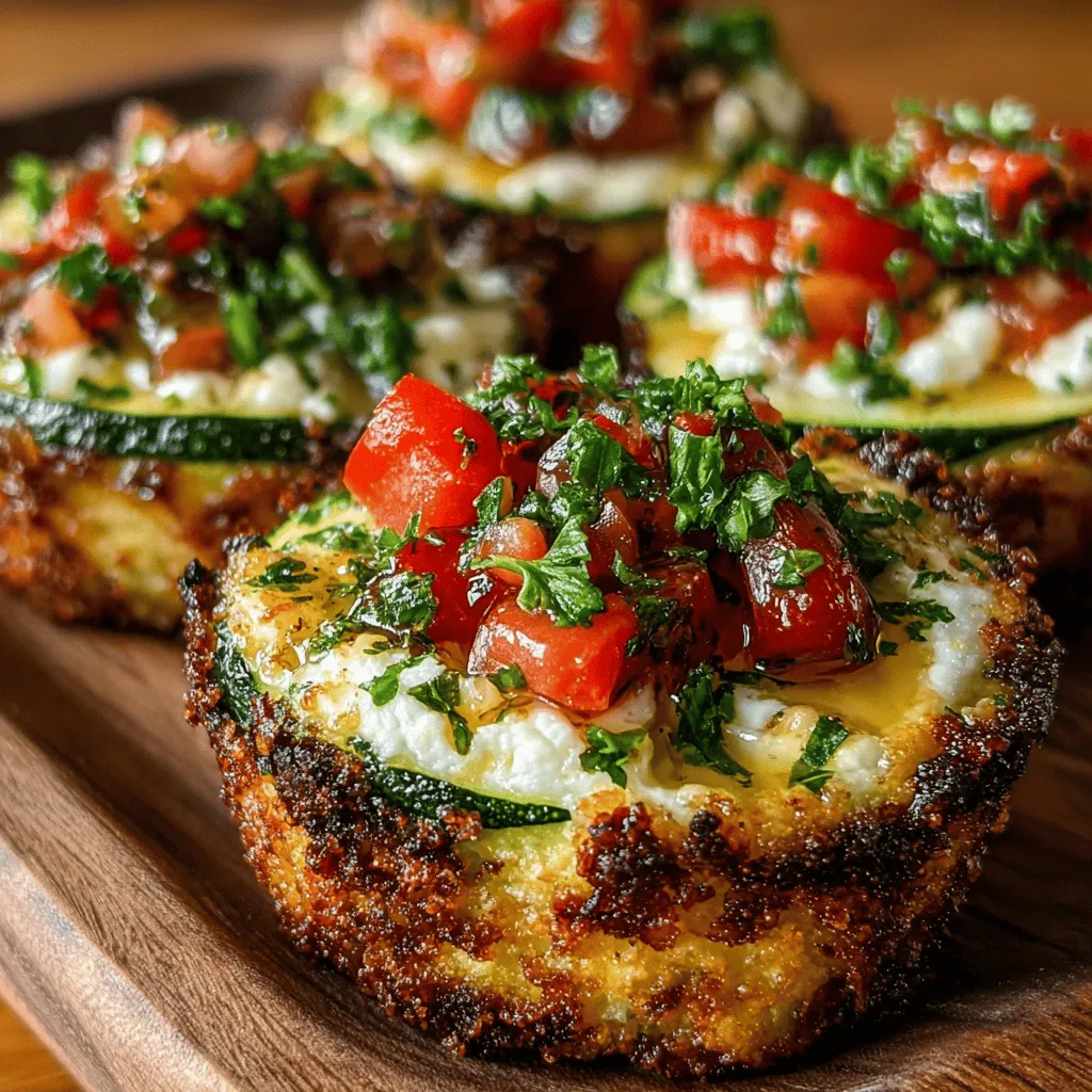 If you're looking for a delightful appetizer or snack that’s both innovative and packed with flavor, Mini Zucchini Garlic Toast Cups are an excellent choice. These bite-sized delights combine the earthiness of zucchini with the savory notes of garlic, all nestled in a crunchy, toasted bread cup. The appeal of this recipe lies not only in its mouthwatering taste but also in its versatility as it can easily adapt to various occasions, from casual gatherings to elegant events. Whether served at a party or enjoyed as a midday snack, these toast cups are sure to impress.