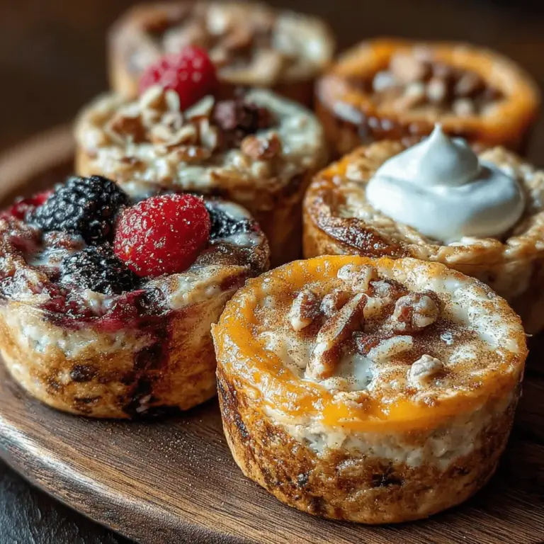 In recent years, the quest for healthy breakfast options has gained significant momentum. With an increasing awareness of nutrition and wellness, many people are now seeking meals that not only energize but also nourish the body. Enter Berry Bliss Baked Oatmeal Cups—a delightful fusion of taste and health that serves as both a breakfast staple and a convenient snack. These baked oatmeal cups are not only easy to prepare but also incredibly versatile, accommodating a variety of dietary preferences, including vegan and gluten-free diets.