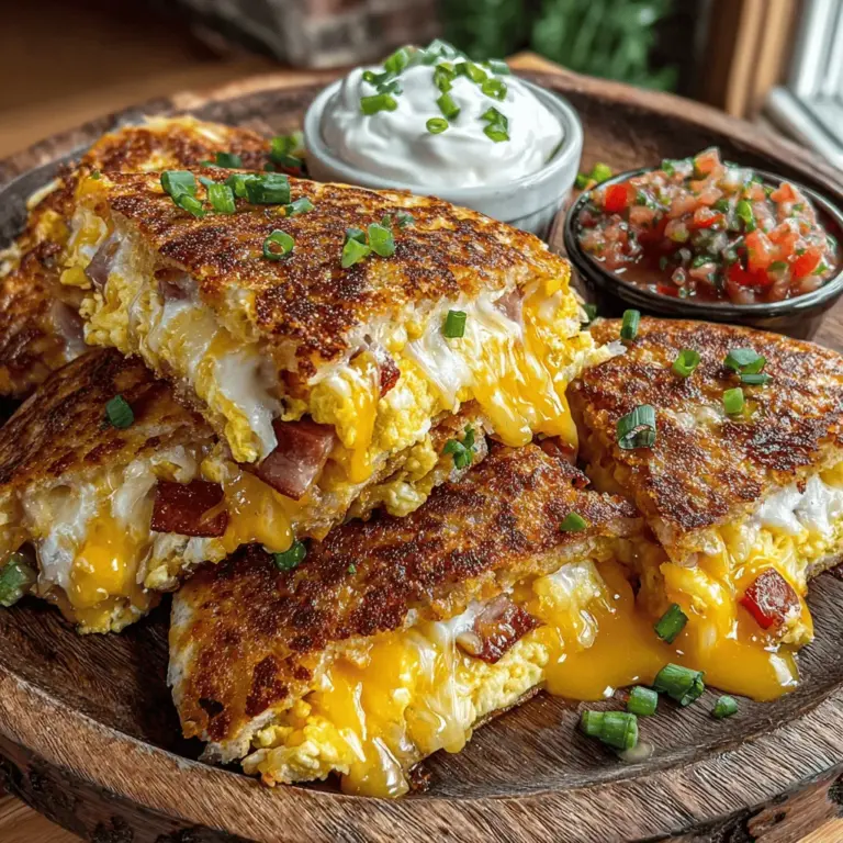 In today's fast-paced world, breakfast trends have shifted towards quick, convenient, and nutritious options that cater to our busy lifestyles. As people increasingly seek meals that can be prepared in a matter of minutes, the demand for easy-to-make recipes has surged. Enter the Mini Breakfast Quesadilla Pockets — a versatile breakfast choice that melds flavor, nutrition, and convenience all in one bite-sized package.