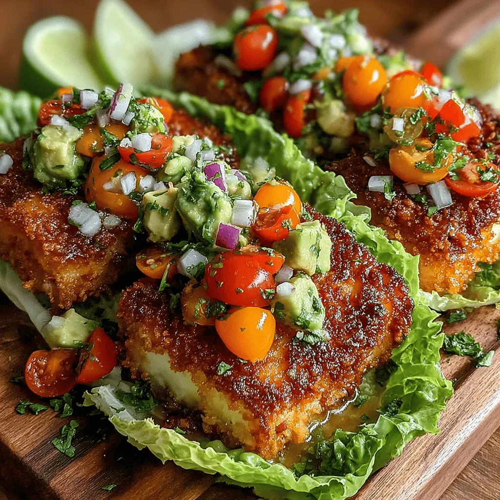 In the landscape of modern gastronomy, the interplay between diverse textures and vibrant flavors often leads to culinary innovations that not only tantalize the taste buds but also offer a feast for the eyes. Among these delightful creations are Crispy Halloumi Taco Lettuce Wraps—a dish that elegantly combines the satisfying crunch of fried Halloumi cheese with the fresh, crispness of lettuce and an array of colorful vegetables. This recipe is not just a meal; it is an experience that invites you to explore the versatility of plant-based ingredients while indulging in the rich flavors of Mediterranean cuisine.