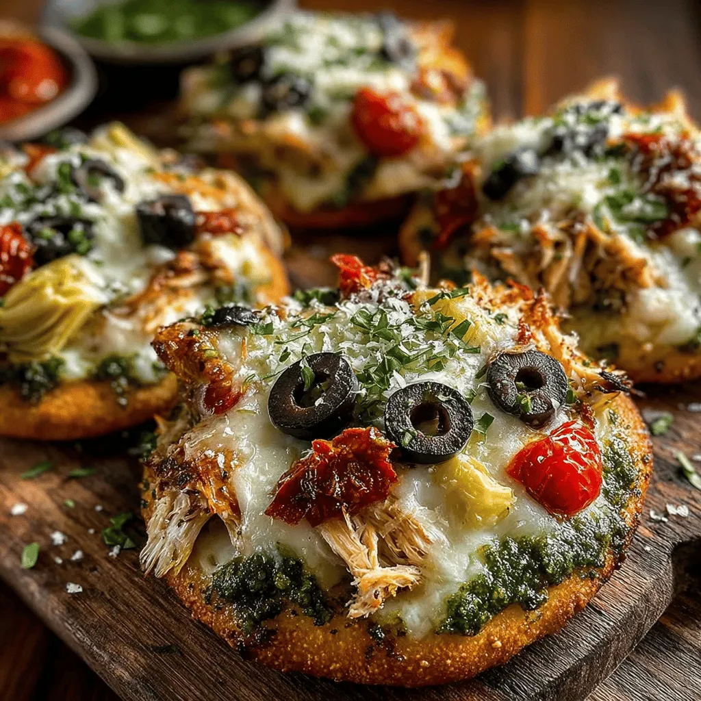 To create your Mini Chicken Pesto Pita Pizzas efficiently, having the right kitchen tools on hand is essential. Here’s a list of recommended items that will make the cooking process smoother: