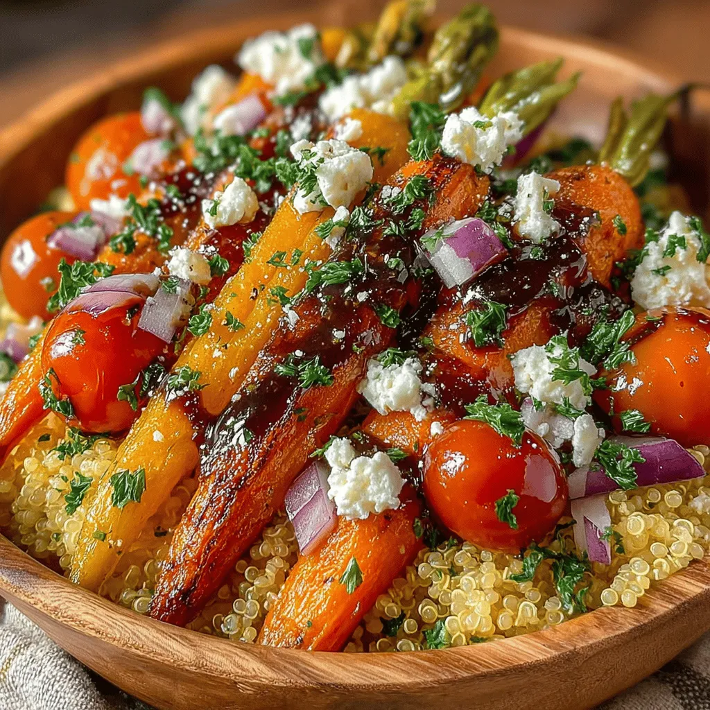 In the realm of healthy eating, few dishes shine as brightly as the Roasted Carrot and Quinoa Salad Delight. This vibrant salad is not only a feast for the eyes but also a powerhouse of nutrition, making it ideal for any occasion—from casual family dinners to sophisticated gatherings. Bursting with flavors and textures, this dish showcases the natural sweetness of roasted carrots, the hearty goodness of quinoa, and the freshness of seasonal vegetables, appealing to a wide array of dietary preferences.
