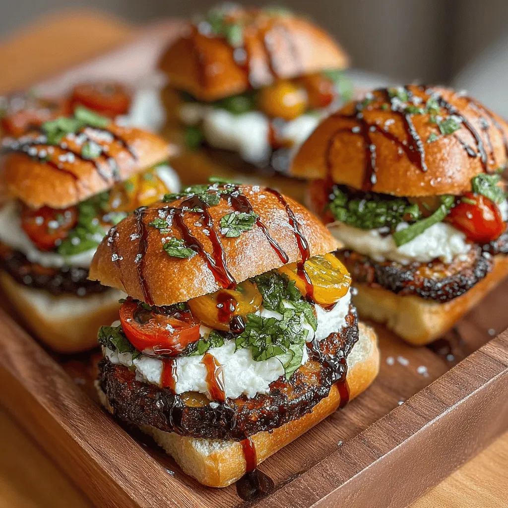 If you’re on the lookout for a delicious and inventive appetizer that brings together fresh flavors and a satisfying texture, look no further than Mini Caprese Eggplant Sliders. This delightful dish combines the classic elements of a Caprese salad with the fun and finger-friendly concept of sliders, making it a perfect choice for gatherings, parties, or even a cozy night in. The combination of roasted eggplant, creamy mozzarella, and vibrant tomatoes brings a burst of color and flavor to your plate, ensuring that these sliders will be a hit with everyone, whether they adhere to a vegetarian diet or simply enjoy the taste of fresh produce.