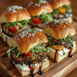 If you’re on the lookout for a delicious and inventive appetizer that brings together fresh flavors and a satisfying texture, look no further than Mini Caprese Eggplant Sliders. This delightful dish combines the classic elements of a Caprese salad with the fun and finger-friendly concept of sliders, making it a perfect choice for gatherings, parties, or even a cozy night in. The combination of roasted eggplant, creamy mozzarella, and vibrant tomatoes brings a burst of color and flavor to your plate, ensuring that these sliders will be a hit with everyone, whether they adhere to a vegetarian diet or simply enjoy the taste of fresh produce.