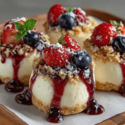 When the temperatures rise and the sun shines bright, nothing beats the refreshing coolness of frozen yogurt. This delightful dessert not only satisfies your sweet tooth but also serves as a healthier alternative to traditional ice cream. One of the standout recipes that encapsulates this idea is Berry Bliss Frozen Yogurt Swirl Clusters. This treat beautifully marries the tangy richness of yogurt with the vibrant flavors of mixed berries, making it a perfect snack for warmer months or any time you crave something light and refreshing.