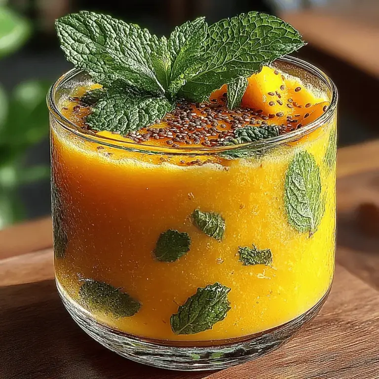 Smoothies have become a staple in many health-conscious diets, serving as a quick and nutritious meal option that can easily fit into busy lifestyles. Whether for breakfast, a post-workout snack, or a refreshing treat on a hot day, smoothies offer an effortless way to incorporate fruits and vegetables into your daily intake. Among the myriad of smoothie combinations, the Tropical Bliss Frozen Mango Pineapple Smoothie stands out with its vibrant flavors and health benefits, making it an irresistible choice for anyone looking to enjoy a taste of the tropics.
