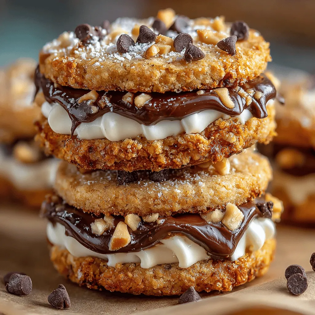 Frozen Banana Oatmeal Sandwich Coins are not just a simple snack; they are an innovative and wholesome treat designed for those who seek both convenience and nutrition in their busy lives. This delightful recipe combines the natural sweetness of ripe bananas with the hearty goodness of rolled oats and nut butter, resulting in a snack that is as satisfying as it is healthy. Whether you're looking for a quick breakfast option, a post-workout fuel, or a kid-friendly treat, these sandwich coins are a versatile choice that can be customized to suit various tastes and dietary preferences.