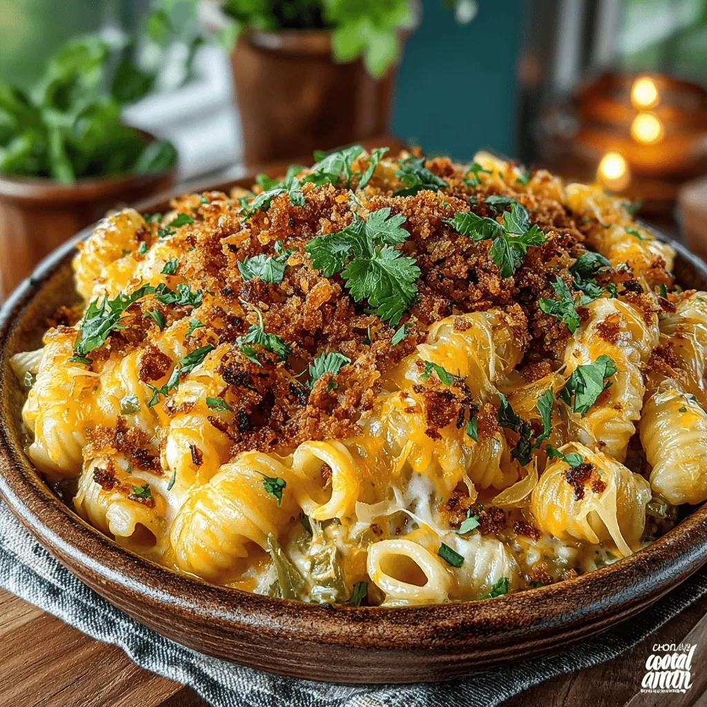 Mac and cheese is a beloved comfort food that has warmed hearts and filled bellies for generations. Traditionally, it consists of creamy cheese sauce enveloping tender pasta, creating a dish that is not only indulgent but also incredibly versatile. In this recipe, we take this classic favorite to the next level by introducing the distinct heat and flavor of hatch green chiles. This fusion creates a dish that is not only comforting but also bursting with a unique twist that elevates it beyond the ordinary.