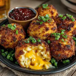 In the realm of comfort food, few dishes evoke the warm nostalgia of mac and cheese. This creamy, cheesy classic has long been a staple on dinner tables, offering a sense of satisfaction that is hard to replicate. Now, imagine taking that beloved dish and transforming it into a bite-sized treat that packs a flavorful punch. Enter Crunchy Taco Mac and Cheese Balls—a delightful fusion that combines the rich, creamy goodness of mac and cheese with the vibrant zest of taco seasonings and the satisfying crunch of breadcrumbs.