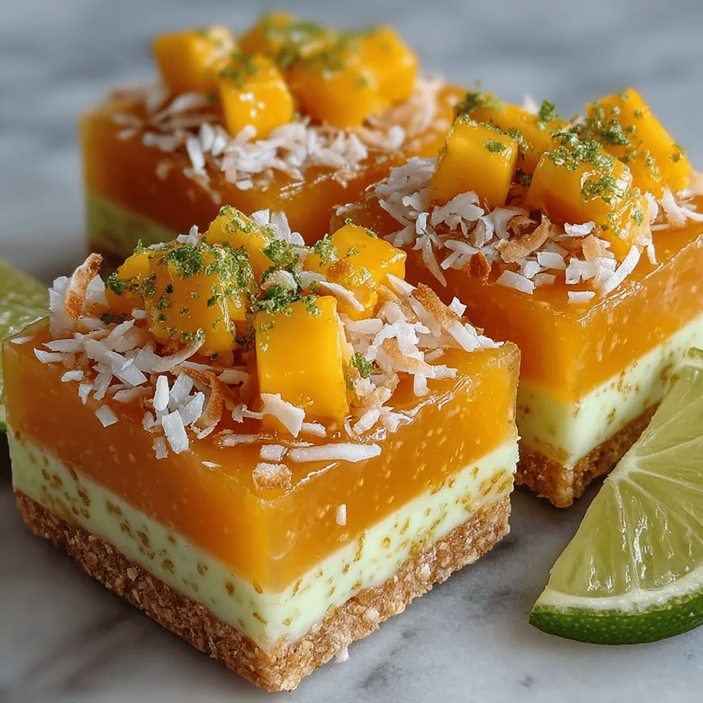 When the sun is shining and the temperatures rise, nothing beats a refreshing treat that captures the essence of summer. Enter the Tropical Bliss Mango Coconut Yogurt Bars—an enticing dessert that combines the luscious flavor of ripe mangoes with the creamy goodness of coconut yogurt. These bars are not only a delight for your taste buds but also a healthy indulgence that you can enjoy guilt-free. Whether you're lounging by the pool, hosting a summer party, or simply looking for a nutritious snack, these bars are the perfect way to cool down and satisfy your sweet tooth.