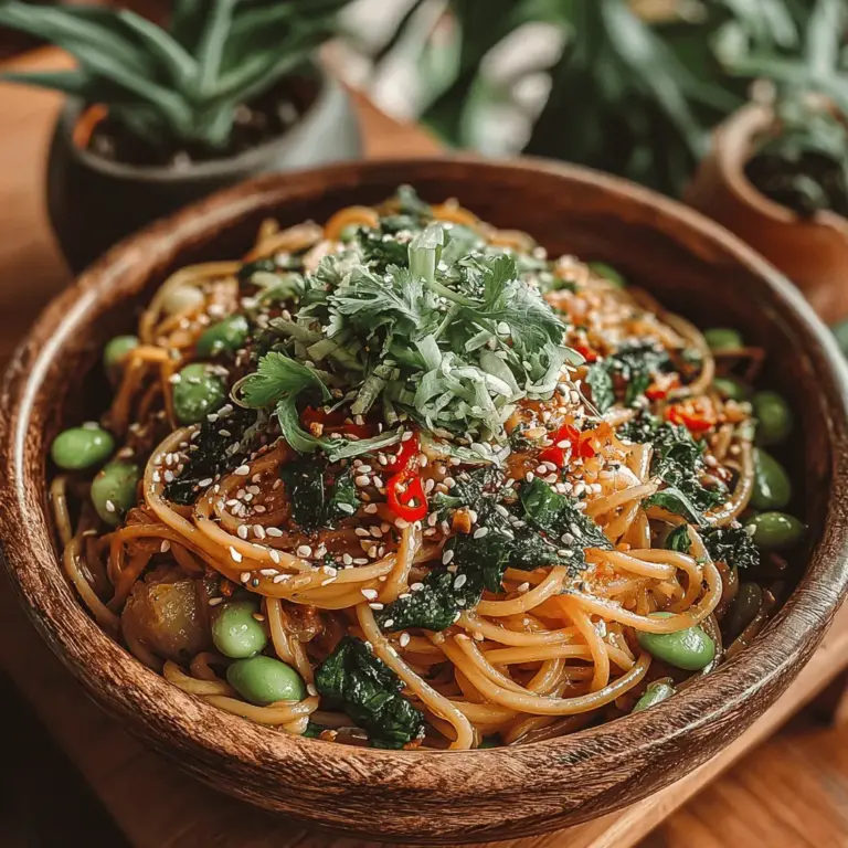 In the world of vibrant and healthful cuisine, Lemon Garlic Edamame Noodle Bowls stand out as a delightful option that seamlessly marries taste with nutrition. This dish is not just about satisfying your hunger; it’s a celebration of flavors that refresh the palate while providing a wealth of health benefits. With its zesty lemon undertones and the umami punch of garlic, this recipe is as appealing to the taste buds as it is nourishing for the body.