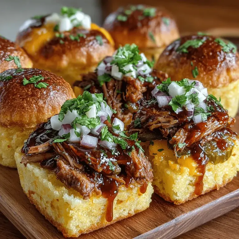 In recent years, the trend of mini foods and sliders has gained immense popularity. These small, handheld delights provide the perfect opportunity for guests to sample a variety of flavors without committing to a full-sized meal. Mini BBQ Chicken Corn Muffin Sliders perfectly embody this trend, showcasing the versatility of both BBQ chicken and corn muffins.