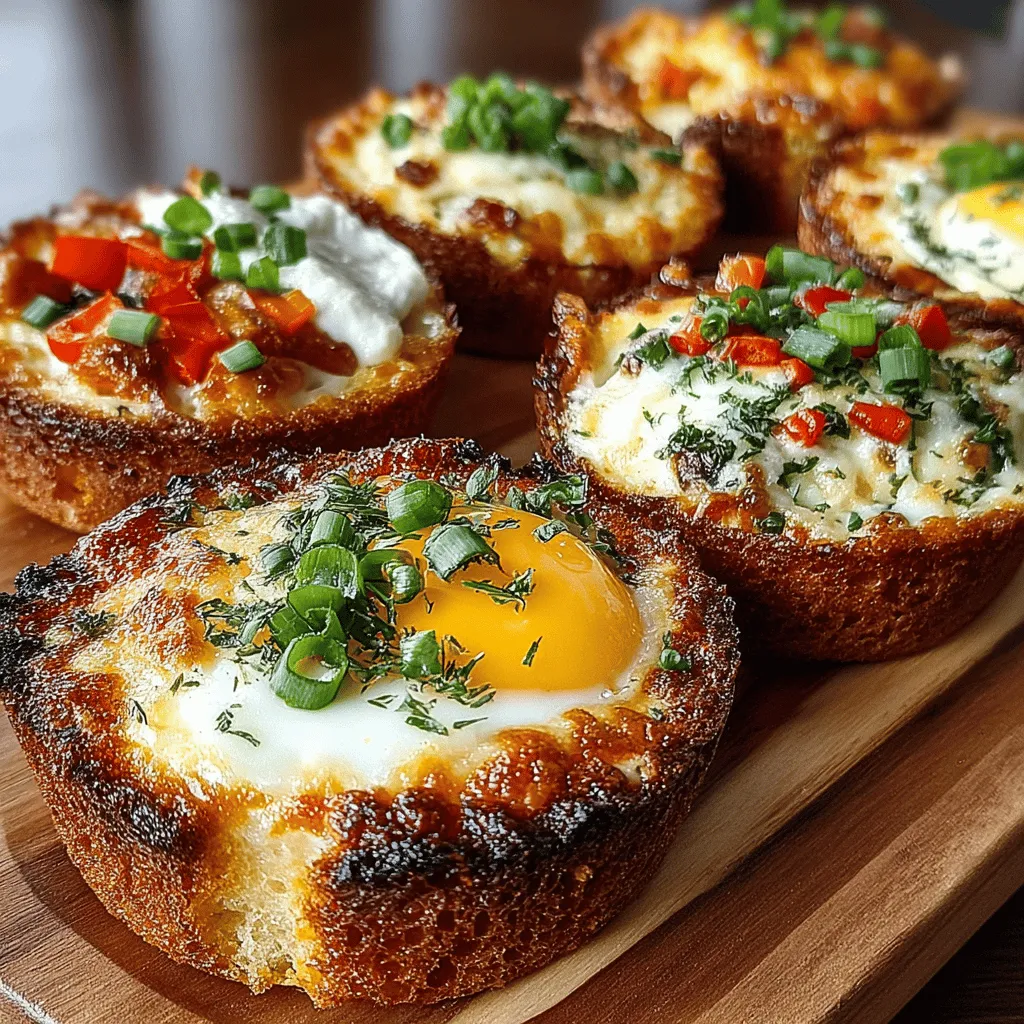 Creating the perfect base for your Cheesy Delight Mini Egg Toast Cups is crucial for ensuring that they hold their shape during baking. To form the cups effectively, start with your bread of choice—whole grain, sourdough, or white bread all work well.