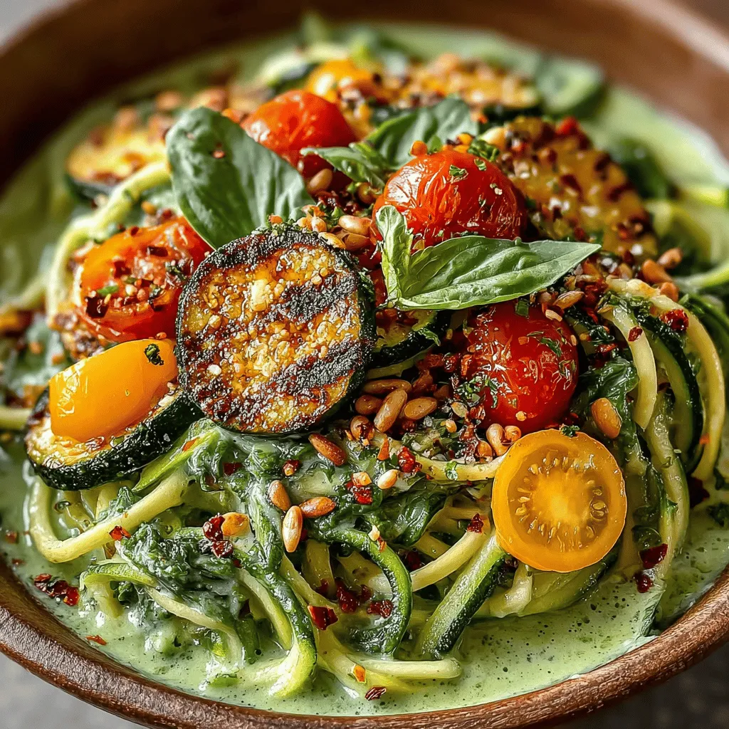 In the ever-evolving landscape of healthy dining, Zucchini Pasta with Creamy Avocado Sauce stands out as a vibrant and nourishing option. This dish not only tantalizes the taste buds but also serves as a celebration of fresh, wholesome ingredients. With the rising popularity of plant-based diets and gluten-free alternatives, zucchini pasta—often referred to as 