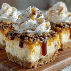 As the leaves begin to change and the air turns crisp, the culinary world embraces the flavors of fall, and few desserts capture this seasonal essence quite like Mini Pumpkin Cheesecake Bars. These delightful treats combine the rich, creamy texture of cheesecake with the warm, inviting flavors of pumpkin and spices, all housed in a convenient, bite-sized form. Whether served at festive gatherings, holiday dinners, or as a cozy dessert option at home, these bars are sure to enchant pumpkin enthusiasts and dessert lovers alike.