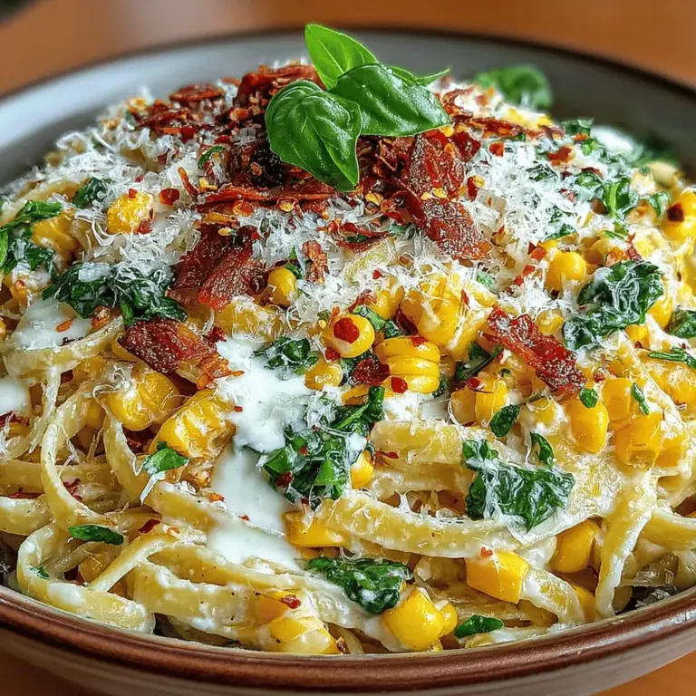 To create the luxurious sauce that will envelop your fettuccine, begin by incorporating heavy cream into the roasted corn mixture. After blending the roasted corn with garlic and onions, return the mixture to the skillet over low heat. Gradually pour in 1 cup of heavy cream, stirring continuously to combine. This will not only enhance the flavor but also add a luscious texture to your sauce.