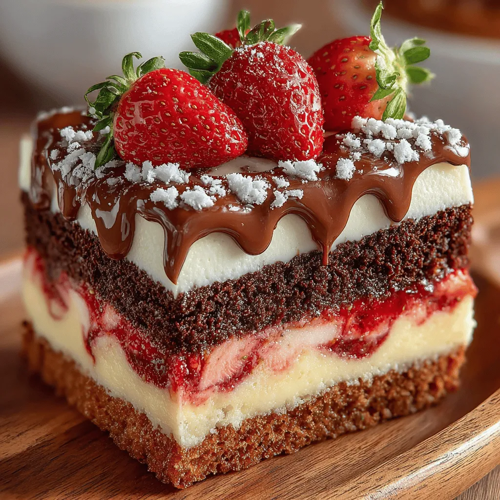 Lazy Sunday Neapolitan Cake