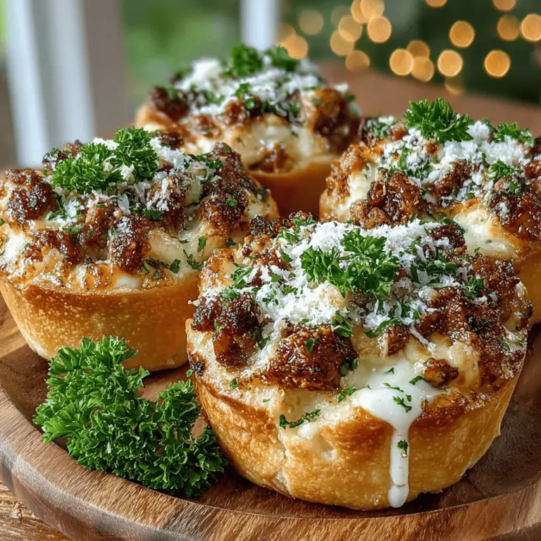 Mini Chicken Alfredo Pizza Bites are a delightful fusion of flavors and textures that can elevate any gathering. These bite-sized treats combine the creamy richness of Alfredo sauce with tender chicken, all wrapped in a crispy, golden crust. Whether you're preparing for a family movie night, a game day celebration, or simply craving a comforting snack, these pizza bites are sure to impress both children and adults alike.