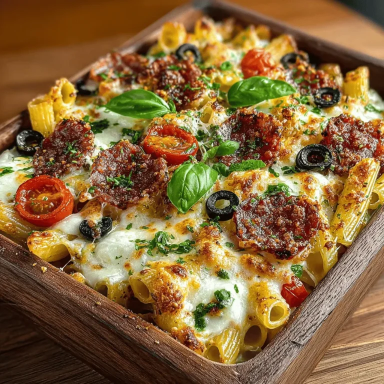 In recent years, charcuterie boards have carved a niche in the culinary world, becoming a beloved staple for entertaining and casual dining alike. Combining an array of meats, cheeses, and vibrant accompaniments, charcuterie boards offer a feast for the eyes and palate. This delightful Charcuterie Board Pasta Bake takes the essence of a traditional charcuterie board and transforms it into a hearty, comforting dish that’s perfect for family dinners or social gatherings. With its medley of savory meats, creamy cheeses, and fresh vegetables, this pasta bake not only satisfies cravings but also serves as a conversation starter at any table.