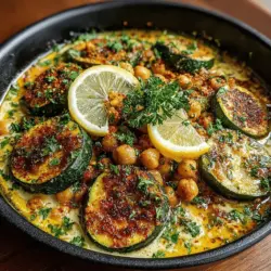 In today’s fast-paced world, finding a meal that is both quick to prepare and satisfying can be a challenge. That’s where the Creamy Garlic Chickpea Zucchini Skillet comes into play. This delightful dish is not only packed with flavor but also brimming with nutrition, making it an ideal option for busy weeknights when you want to prepare something wholesome without spending hours in the kitchen.