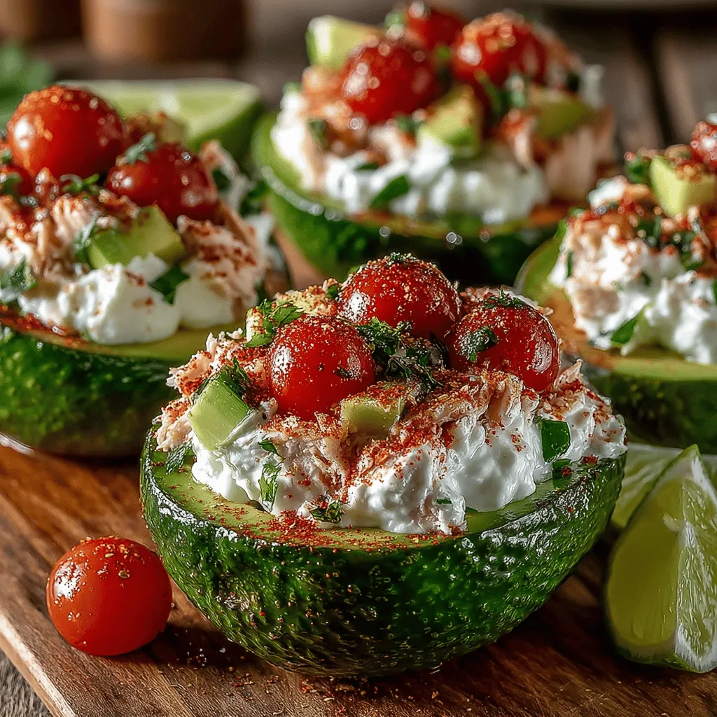 In recent years, avocados have solidified their status as a superfood, celebrated not only for their creamy texture and rich flavor but also for their extensive health benefits. Packed with healthy fats, fiber, and a wide range of vitamins, avocados have become a beloved ingredient in countless recipes. One particularly delightful way to enjoy this nutritious fruit is through the preparation of Tuna-icious Stuffed Avocado Boats. This refreshing dish combines the richness of ripe avocados with a protein-packed tuna salad, making it an ideal choice for a light lunch, a satisfying snack, or even a quick dinner.