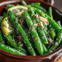 If you're looking for a delightful dish that combines vibrant flavors with health benefits, then the Zesty Lemon Garlic Green Bean Stir Fry is an excellent choice. This recipe features fresh green beans tossed in a zesty lemon-garlic sauce, creating a bright and flavorful side that can elevate any meal. It's perfect for busy weeknights when time is of the essence, or as a colorful addition to gatherings and dinner parties. Not only is this dish easy to make, but it is also vegan and gluten-free, making it accessible for a variety of dietary preferences.