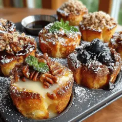 Indulging in a delicious breakfast can set the tone for the entire day, and what better way to start than with Sweet & Crunchy Baked French Toast Muffins? These delightful treats combine the comforting flavors of classic French toast with the convenience of muffin tins, making them perfect for any occasion, from leisurely weekends to festive brunches. The Sweet & Crunchy Baked French Toast Muffins encapsulate the essence of breakfast bliss, offering a unique twist on a beloved classic. With their delightful balance of sweetness, crunch, and the option to add fresh fruit and nuts, this recipe is both versatile and satisfying. In this article, we will explore the intricate details of preparing these muffins, including ingredient insights, step-by-step instructions, and serving suggestions.